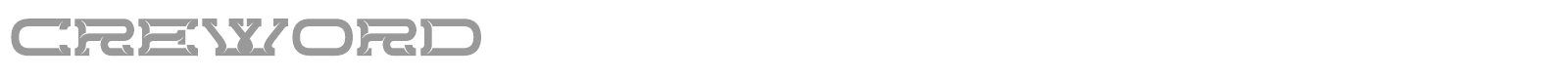 Creword font preview